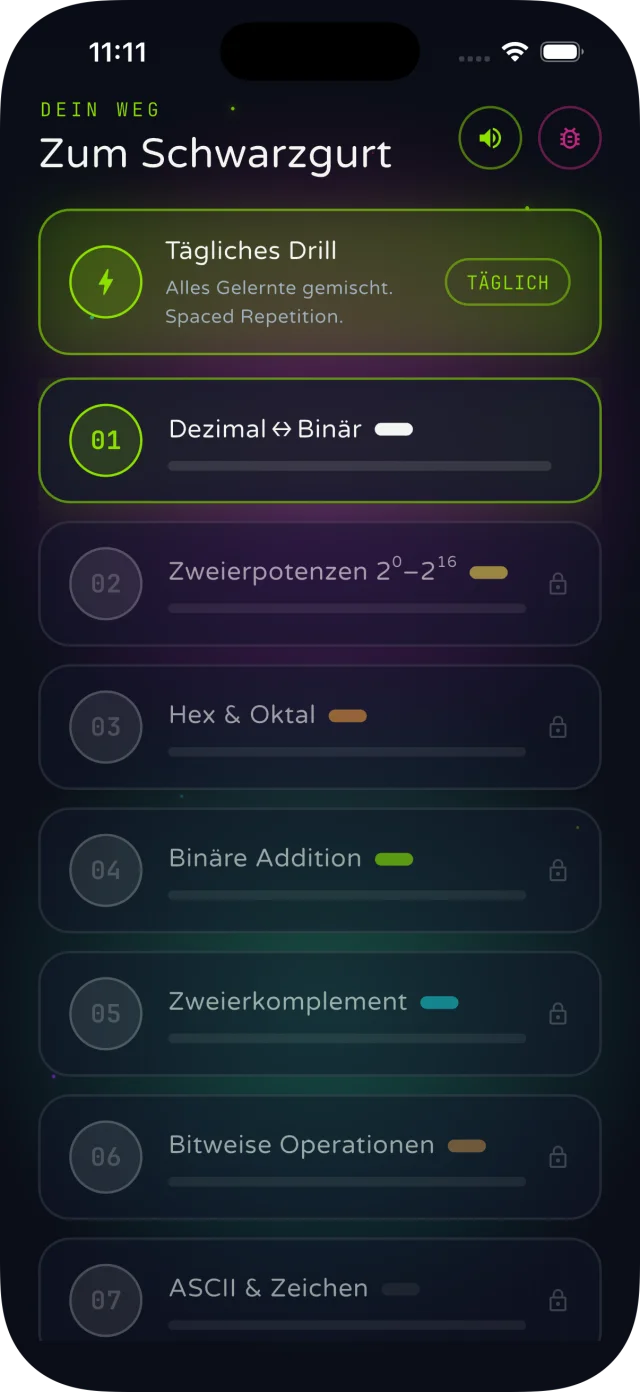 Binjitsu App: Lernpfad zum Schwarzgurt