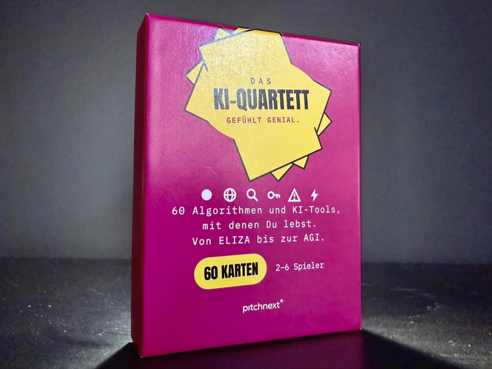 Das KI-Quartett: Originalfoto der Box, erste Auflage